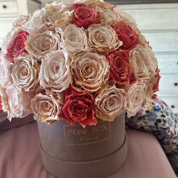 Rose Box NYC Extra Large Spring Blossom Half Ball of Roses